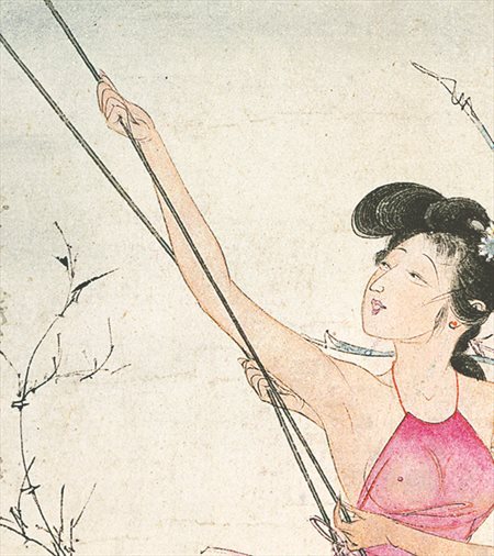 高县-胡也佛的仕女画和最知名的金瓶梅秘戏图